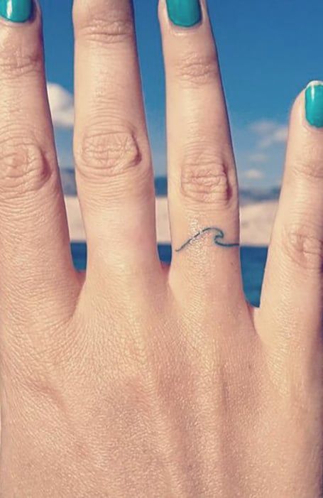 Getting tiny initial tattoos on your ring finger | ring, finger | These  tiny initial tattoos are such a sweet alternative or addition to a ring  💍💉 | By LADbibleFacebook