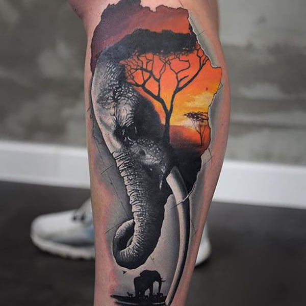 Details more than 70 elephant tattoo hip - in.cdgdbentre
