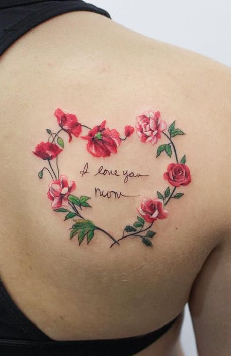 Update more than 77 heart made of roses tattoo  thtantai2