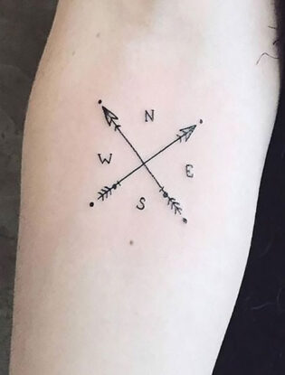 20 Cool Compass Tattoo Designs & Meaning - The Trend Spotter