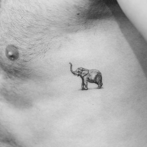 Simple Elephant Tattoos in Popular Styles for Inspiration  Inku Paw