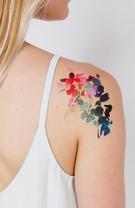 Flower  Wording Back Tattoo  Idea Wallpapers  iPhone WallpapersColor  Schemes