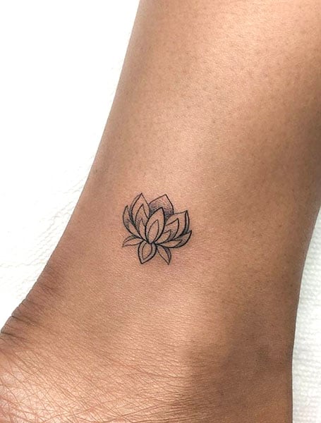 55 Pretty Lotus Tattoo Designs  For Creative Juice