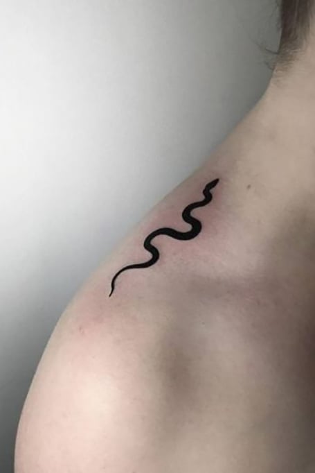Small Snake Tattoo on Wrist Snake | TikTok