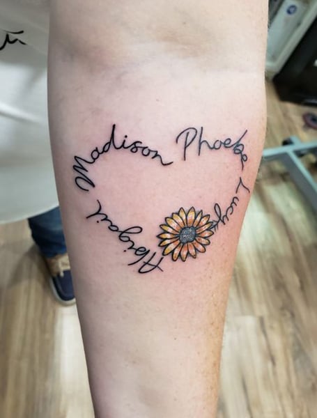 My first Tattoo to represent my love for my new last name and for my  husband Two hearts locked together just like us  Heart tattoo images Heart  tattoo Tattoos