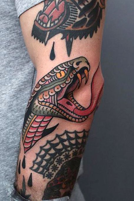 hand tattoo skeleton with snakeTikTok Search
