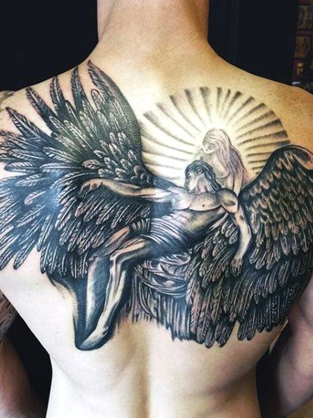 angel wings for tattoo on back  Clip Art Library