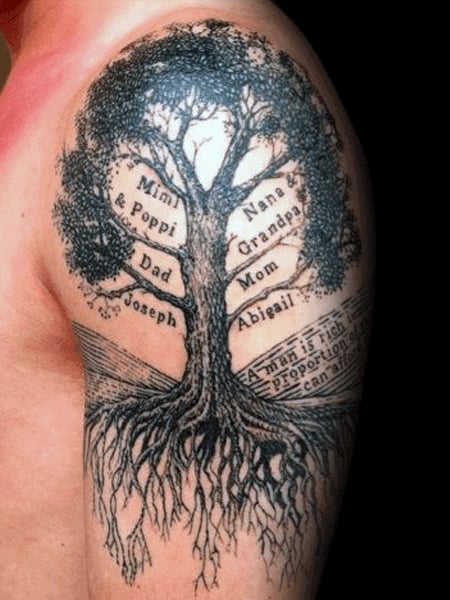 Tree Shoulder Tattoo  Best Tattoo Ideas Gallery
