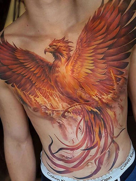 30 Bird Tattoo On Chest Stock Photos Pictures  RoyaltyFree Images   iStock
