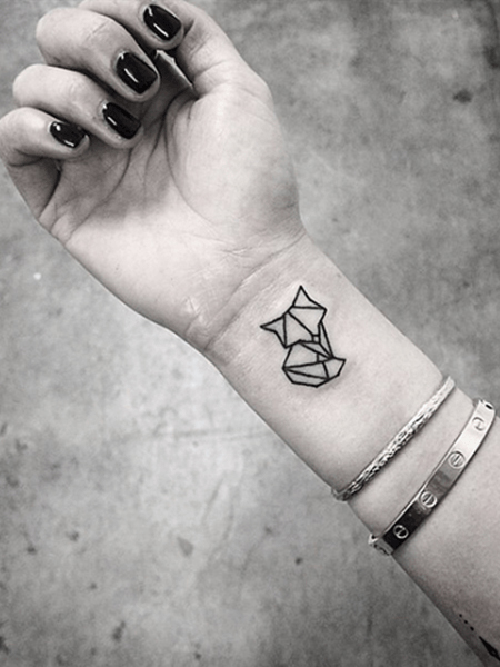Geometric tattoo Geometry tattoo Symbolic tattoos