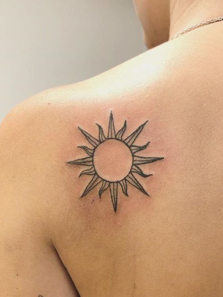 Tattoo Trends  SUN symbolize going from dark times to seeing the light at  the end of that darkness The sun is the ultimate symbol of light and  truth Get yours today 