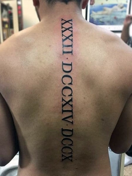 Roman numerals down the spine by liquorforthecentipedes on macfarlanexo  We appreciated the clients you have repeatedly come back over  Instagram