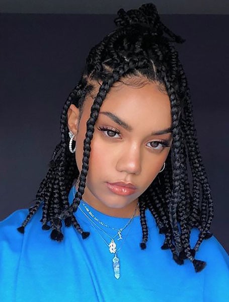 Featured image of post Cute Box Braid Styles - Cute little girls hairstyles when it comes to hairstyles for little girls, there are so many cute options that.