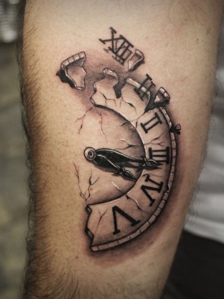NOTHINGS FOREVER sidhumoosewala hustler artistgill new tattoo canada  inkedlife clock  YouTube