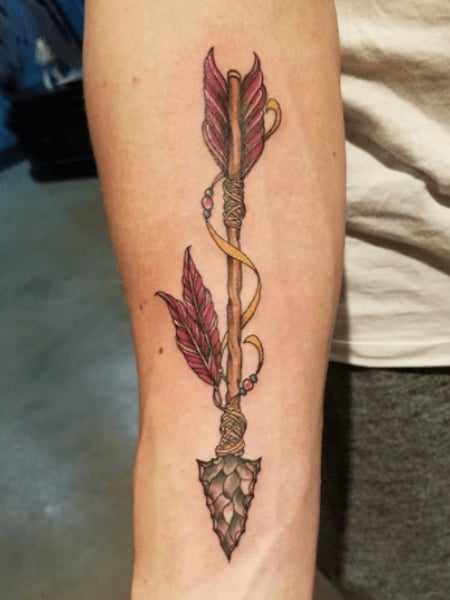 Mad Ink by Stripes - Simple arrow forearm tattoo | Facebook