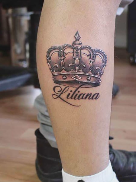 S tattoo on my wrist with a princess crown for my daughter  Queen tattoo  Tattoo designs Queen tattoo designs