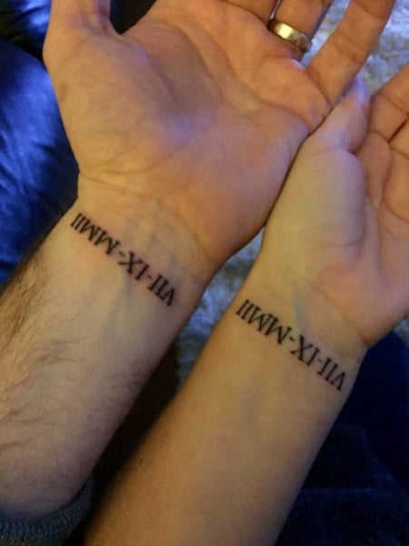 43 Roman Numeral Tattoo Ideas That Are Simple Yet Cool  StayGlam