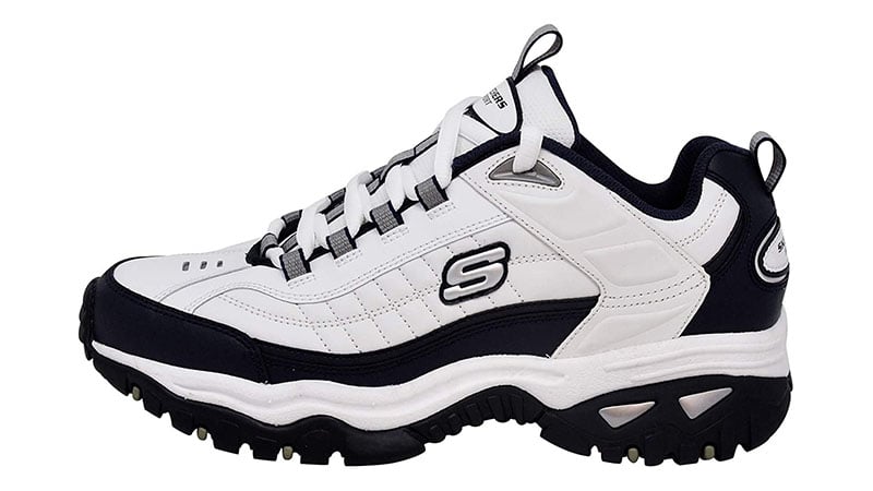 skechers embroidered lace up sneakers