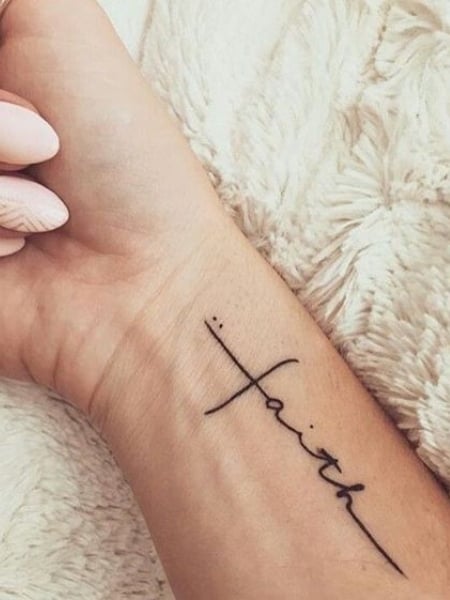 Discover 79 cross tattoos for womens wrist super hot  thtantai2