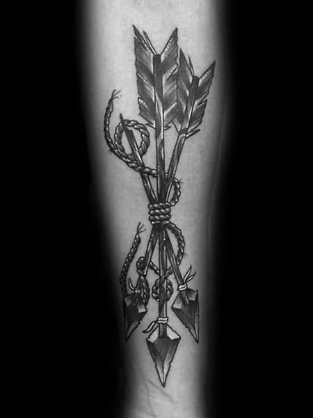 Bow and Arrow Tattoos for Men | Arrow tattoos, Mens arrow tattoo, Tattoos  for guys