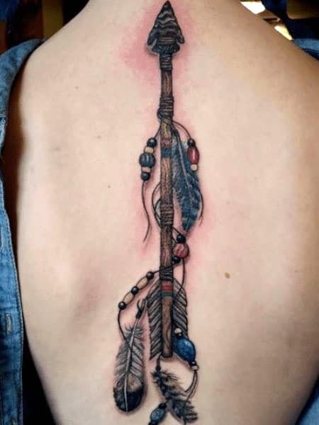 Male Wrist Leaden Arrowhead Tattoo  Arrow head tattoos Tattoo designs  men Native american tattoos