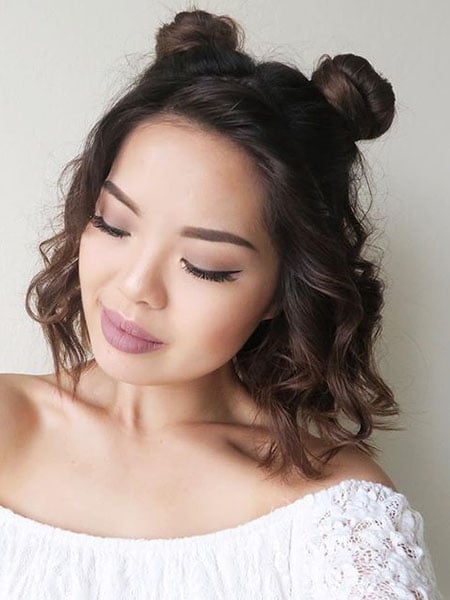 15 Cool Space Buns Hairstyles to Rock in 2024 - The Trend Spotter