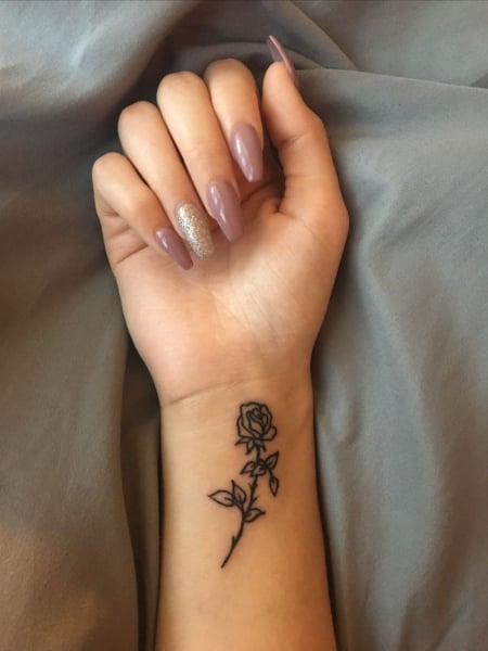 Top 37 Best Flower Wrist Tattoo Ideas  2021 Inspiration Guide