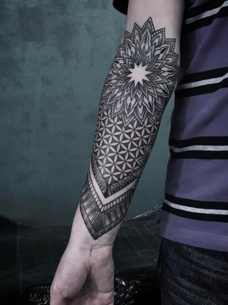 70 Flower Of Life Tattoos  meanings  Body Art Guru