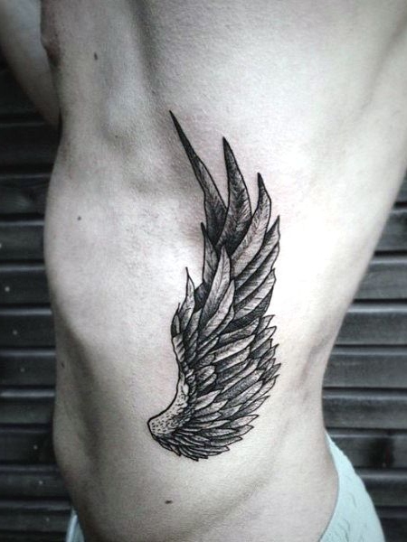 Infinity bird swallow feather tattoo on ribs Done by Jenny Forth at Circus  Tattoo in Miami Beach FL Instagram jen  Feather tattoos Circus tattoo  Rib tattoo