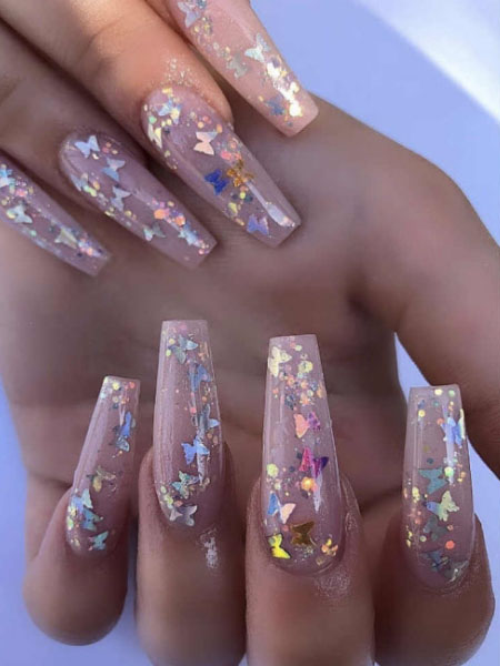 23 Beautiful Butterfly Nail Designs To Copy (2023) The Trend Spotter ...