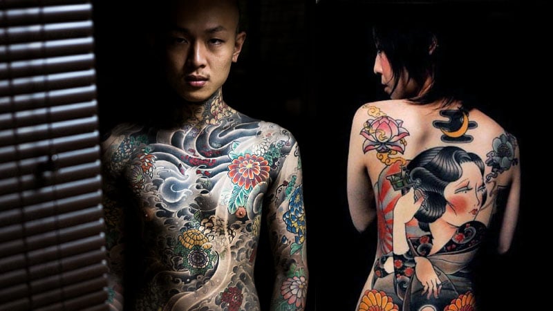 Yakuza Tattoo Full Body Tiger Dragon Hyper Realistic Intricate Detail ·  Creative Fabrica