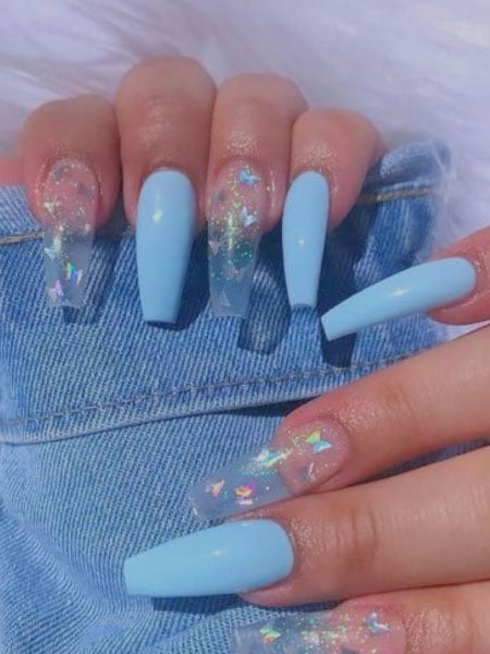 The Butterfly Mani Is The Biggest Nail Art Trend Of This Summer | Glamour UK