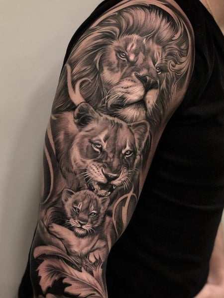Iconyx Tattoo - Lion family design tattooed today 🥰 | Facebook