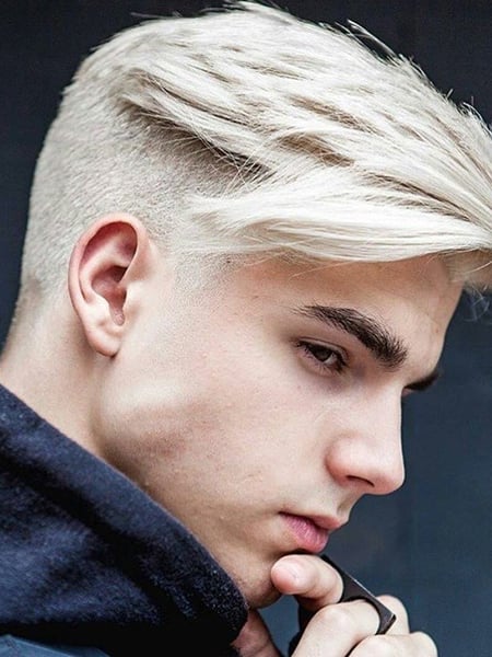 KOLIGHT Fashion Mens Short Blonde Hair Wigs for Men India | Ubuy