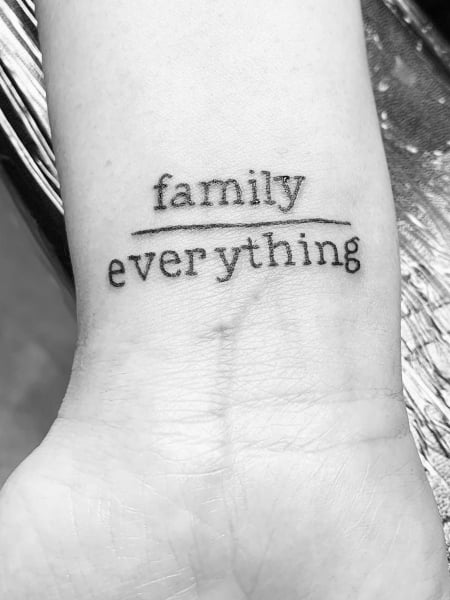 Cute Family Tattoo Idea For MothersFamily Tattoo Ideas