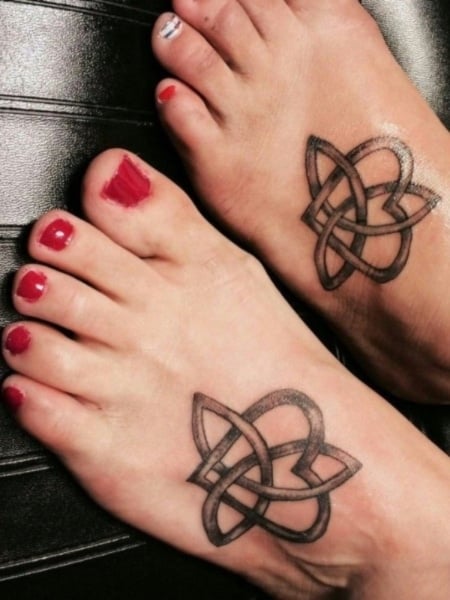 Gallery For  Celtic Sisters Knot Tattoo  Knot tattoo Celtic sister tattoo  Celtic knot tattoo