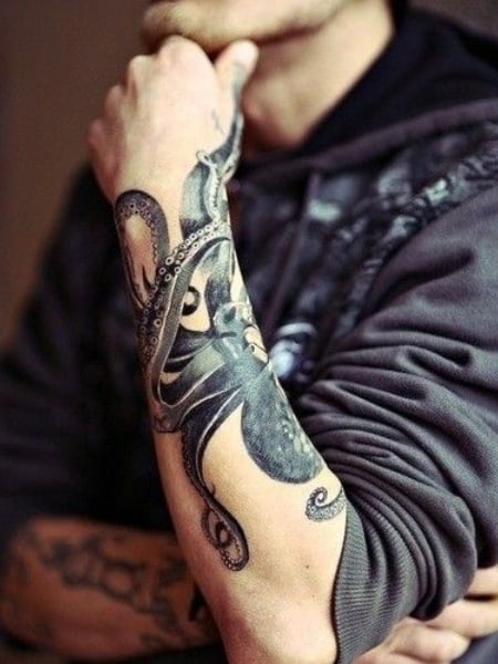 Kraken halfsleeve Tattoo by joshing88 on DeviantArt
