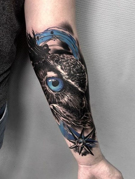 100 Ink Black Wolf Eye Arm Face Tattoo Design For Women female png   jpg 2023