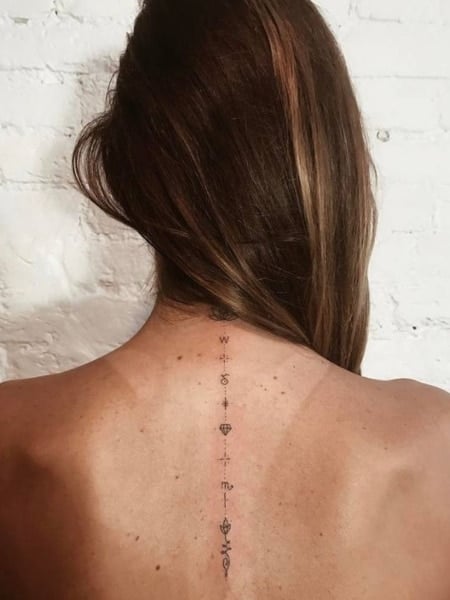 too boring | Spine tattoos for women, Delicate tattoo, Tattoos for women