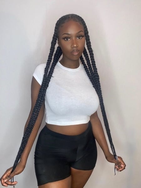 Pop Smoke Braids With Extensions