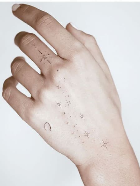 sparkle side hand tattooTikTok Search