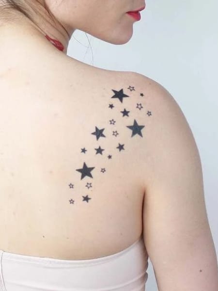 50 Pentagram Tattoo Designs For Men  Five Pointed Star Ideas