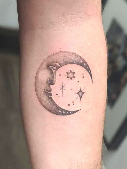 Details more than 89 star and crescent tattoo  thtantai2