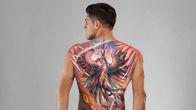 Phoenix shoulder tattoo | my first tattoo....I made it on my… | Flickr