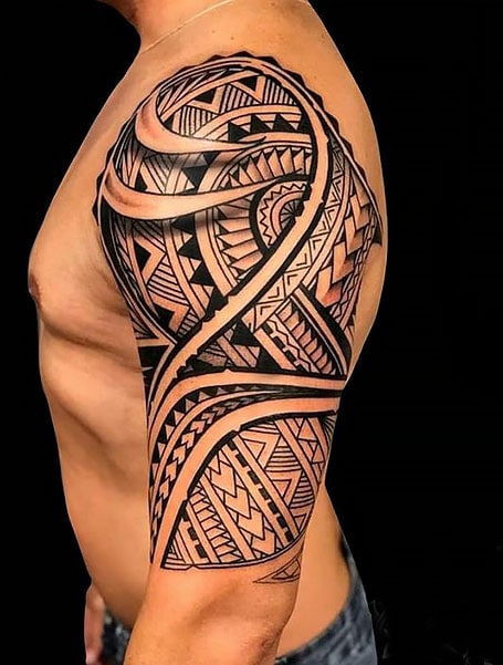 Aztec arm tattoo  Polynesisches tattoo Samoanische tattoos Tattoos
