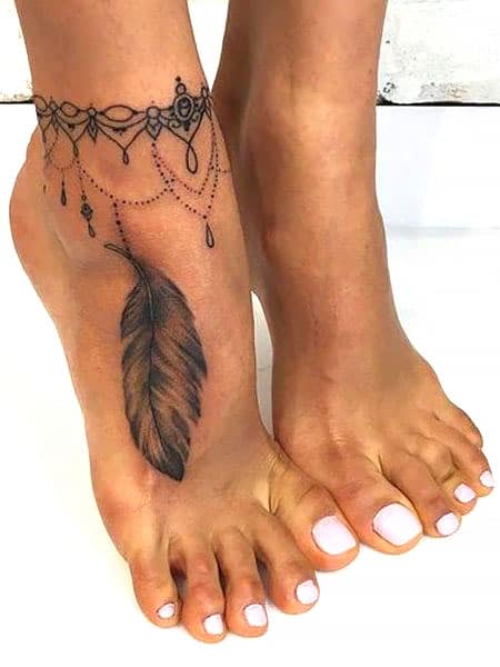star and butterfly foot tattoo by Leavingyou on DeviantArt