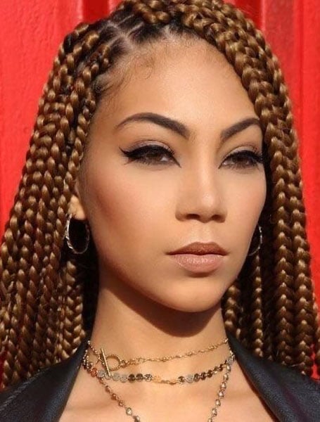 50+ Braided Hairstyles To Try Right Now : Pull-through braid