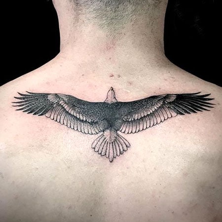 Tattoo uploaded by Marc Angear  AmericanTraditional eagle eagletattoo  throattattoo  Tattoodo