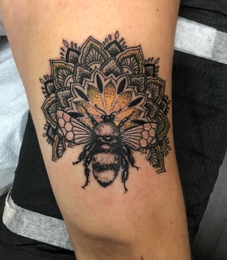 11 Bee And Honeycomb Tattoo Ideas That Will Blow Your Mind  alexie