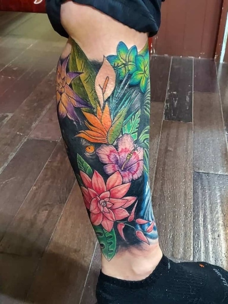 Abstract Leg Sleeve  Best Tattoo Ideas For Men  Women